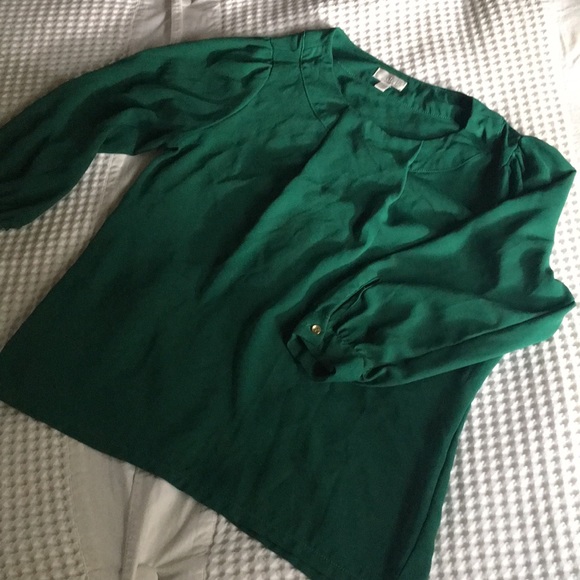 Charming Charlie Emerald Green Top - Picture 4 of 5